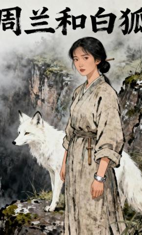 短剧《周兰和白狐》海报