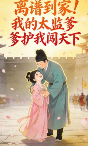 短剧《离谱到家！我的太监爹爹护我闯天下》海报