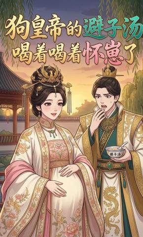 短剧《狗皇帝的避子汤喝着喝着怀崽了》海报