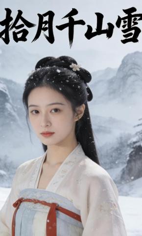 短剧《拾月千山雪》海报