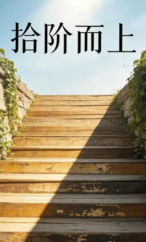 短剧《拾阶而上》海报