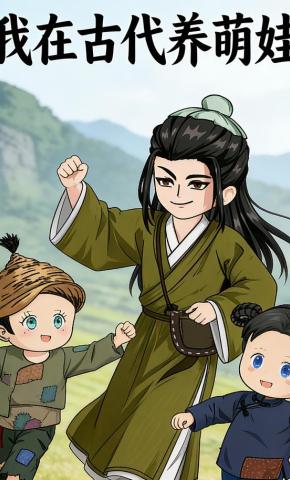 短剧《我在古代养萌娃》海报