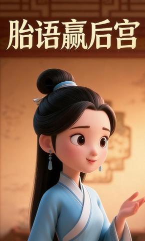 短剧《胎语赢后宫》海报