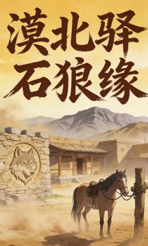短剧《漠北驿石狼缘》海报