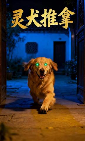 短剧《灵犬推拿》海报