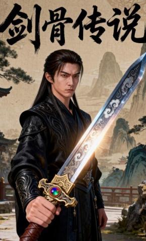 短剧《剑骨传说》海报