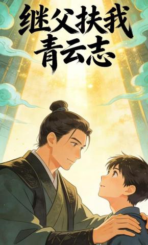 短剧《继父扶我青云志》海报