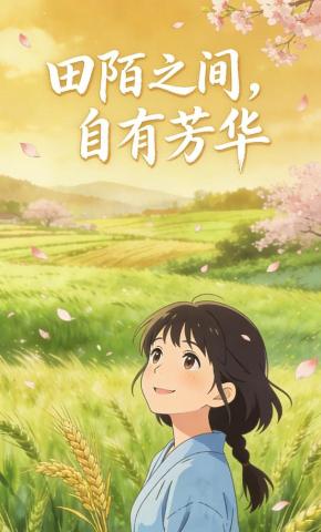 短剧《田陌之间，自有芳华》海报
