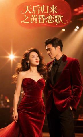 短剧《天后归来之黄昏恋歌》海报