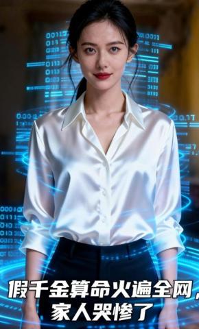 短剧《假千金算命火遍全网，家人哭惨了》海报