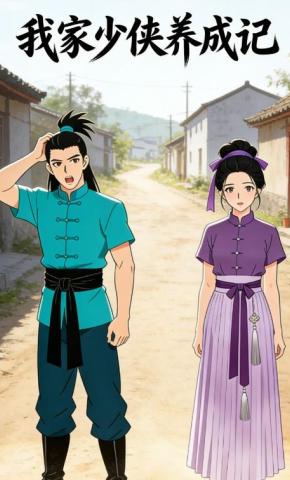 短剧《我家少侠养成记》海报