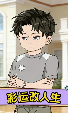 短剧《彩运改人生》海报