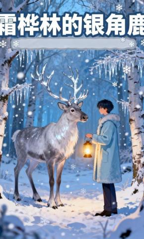 短剧《霜桦林的银角鹿第1季》海报