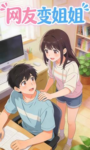 短剧《网友变姐姐》海报