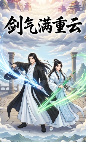 短剧《剑气满重云》海报