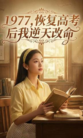 短剧《1977，恢复高考后我逆天改命》海报
