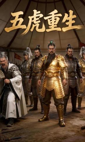 短剧《五虎重生》海报