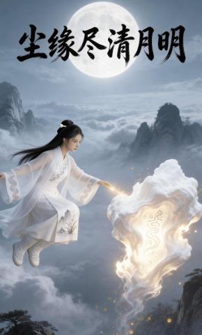 短剧《尘缘尽清月明》海报