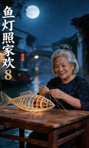 短剧《鱼灯照家欢8》海报