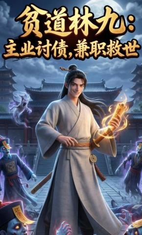 短剧《贫道林九：主业讨债，兼职救世》海报