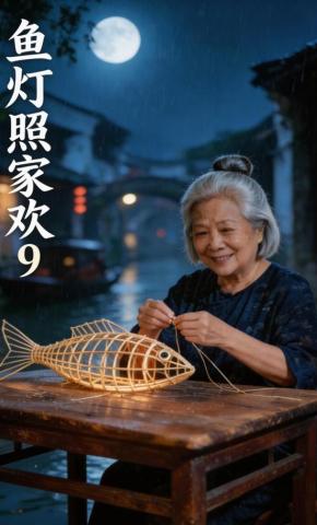 短剧《鱼灯照家欢9》海报