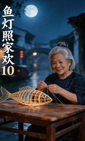 短剧《鱼灯照家欢10》海报