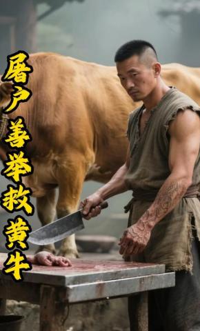 短剧《屠户善举救黄牛》海报