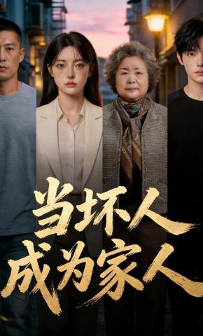 短剧《当坏人成为家人》海报