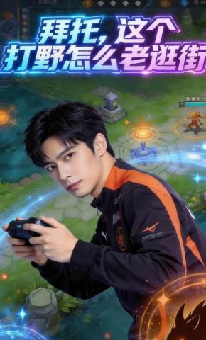 短剧《拜托这个打野怎么老逛街》海报