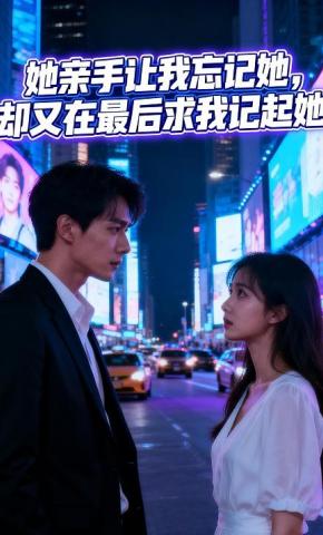 短剧《她亲手让我忘记她，却又在最后求我记起她》海报