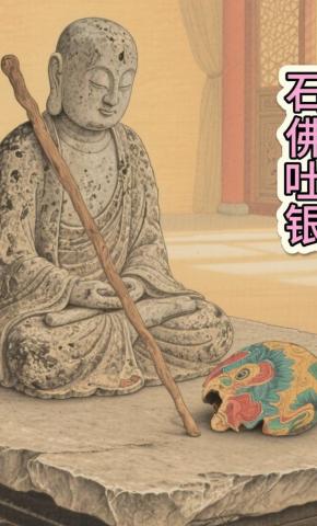 短剧《石佛吐银》海报