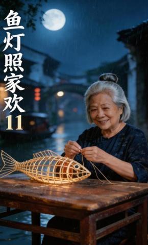 短剧《鱼灯照家欢11》海报