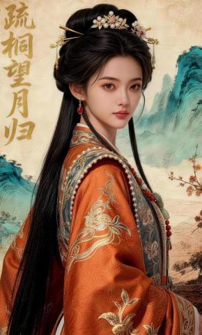 短剧《疏桐望月归》海报