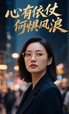 短剧《心有依仗，何惧风浪》海报