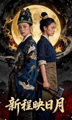 短剧《新程映日月》海报