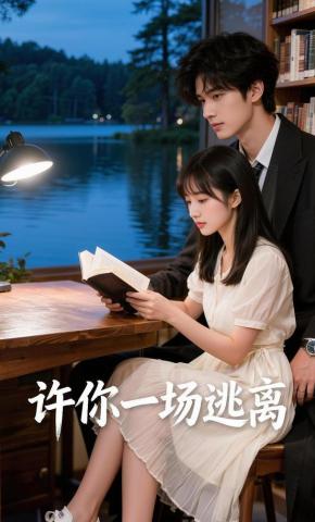 短剧《许你一场逃离》海报