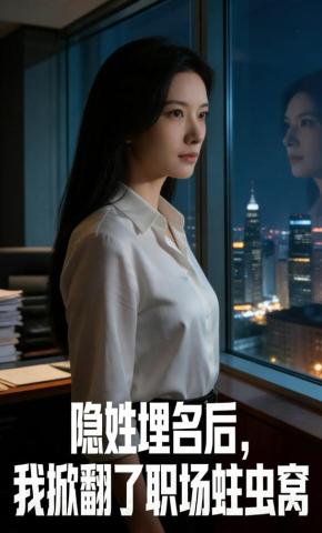 短剧《隐姓埋名后，我掀翻了职场蛀虫窝》海报