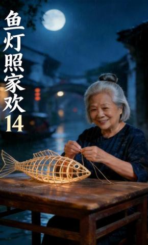 短剧《鱼灯照家欢14》海报