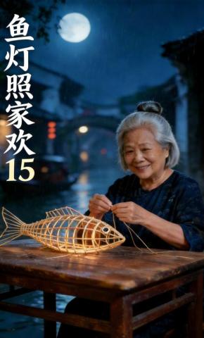 短剧《鱼灯照家欢15》海报