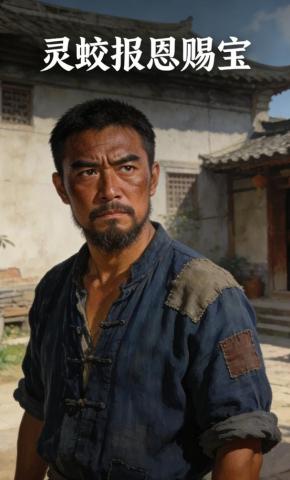 短剧《灵蛟报恩赐宝》海报