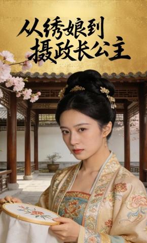 短剧《从绣娘到摄政长公主》海报
