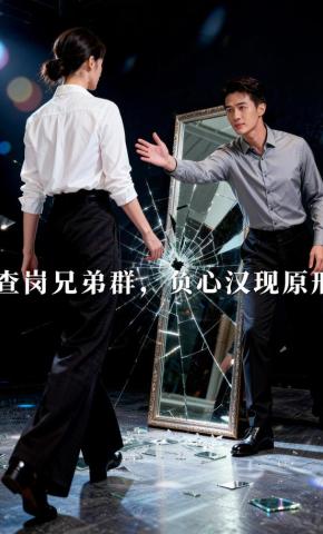 短剧《查岗兄弟群，负心汉现原形》海报