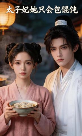短剧《太子妃她只会包馄饨》海报