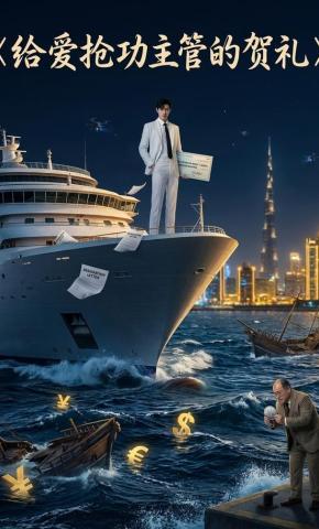 短剧《给爱抢功主管的贺礼》海报