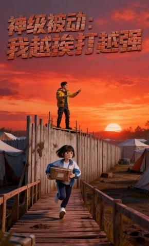 短剧《神级被动：我越挨打越强》海报