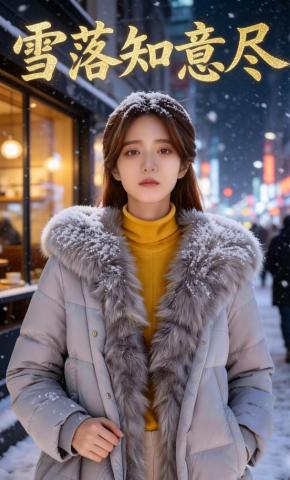 短剧《雪落知意尽》海报