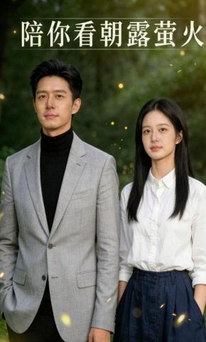 短剧《陪你看朝露萤火》海报