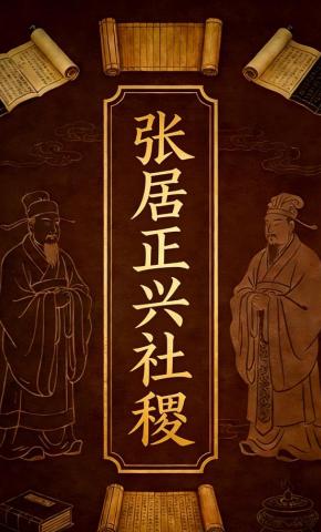 短剧《张居正兴社稷》海报
