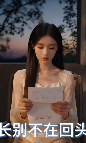 短剧《长别不再回头》海报