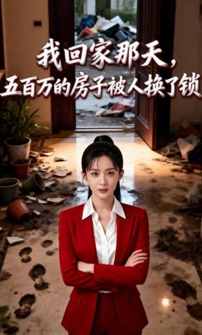 短剧《我回家那天，五百万的房子被人换了锁》海报